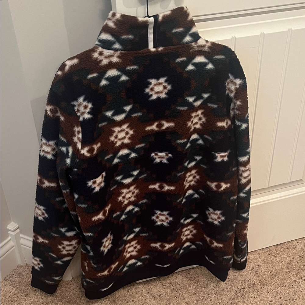 Rhoback Black and Brown Patterned Jacket - image 3